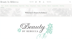 Desktop Screenshot of beautybyrebecca.co.uk